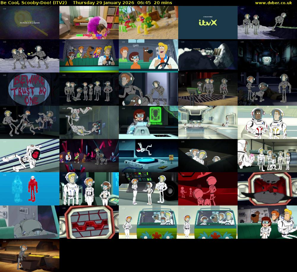 Be Cool, Scooby-Doo! (ITV2) Thursday 29 January 2026 06:45 - 07:05