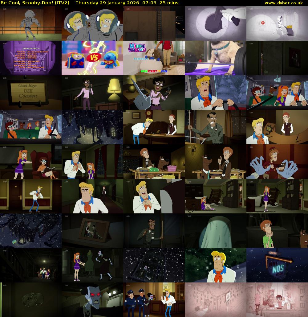 Be Cool, Scooby-Doo! (ITV2) Thursday 29 January 2026 07:05 - 07:30
