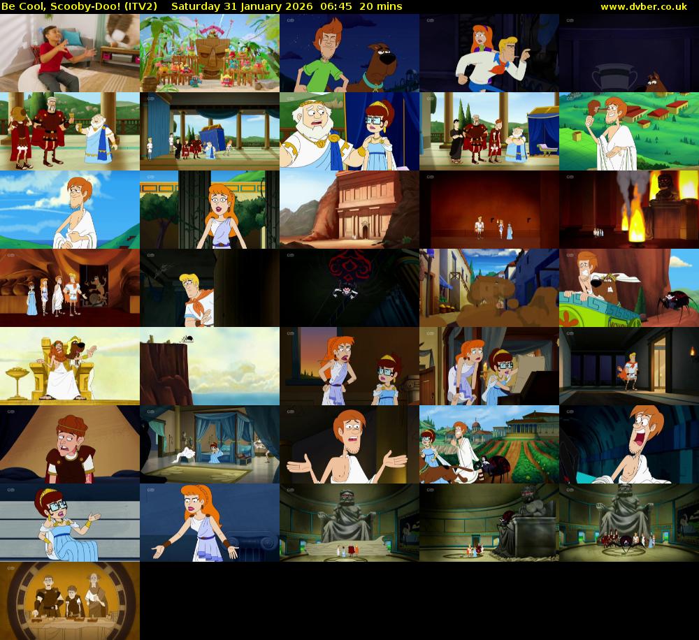Be Cool, Scooby-Doo! (ITV2) Saturday 31 January 2026 06:45 - 07:05