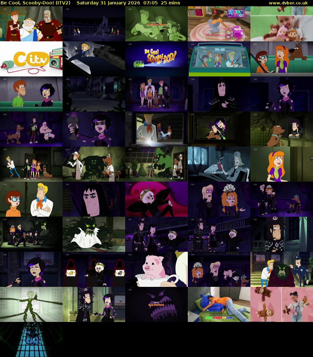 Be Cool, Scooby-Doo! (ITV2) Saturday 31 January 2026 07:05 - 07:30