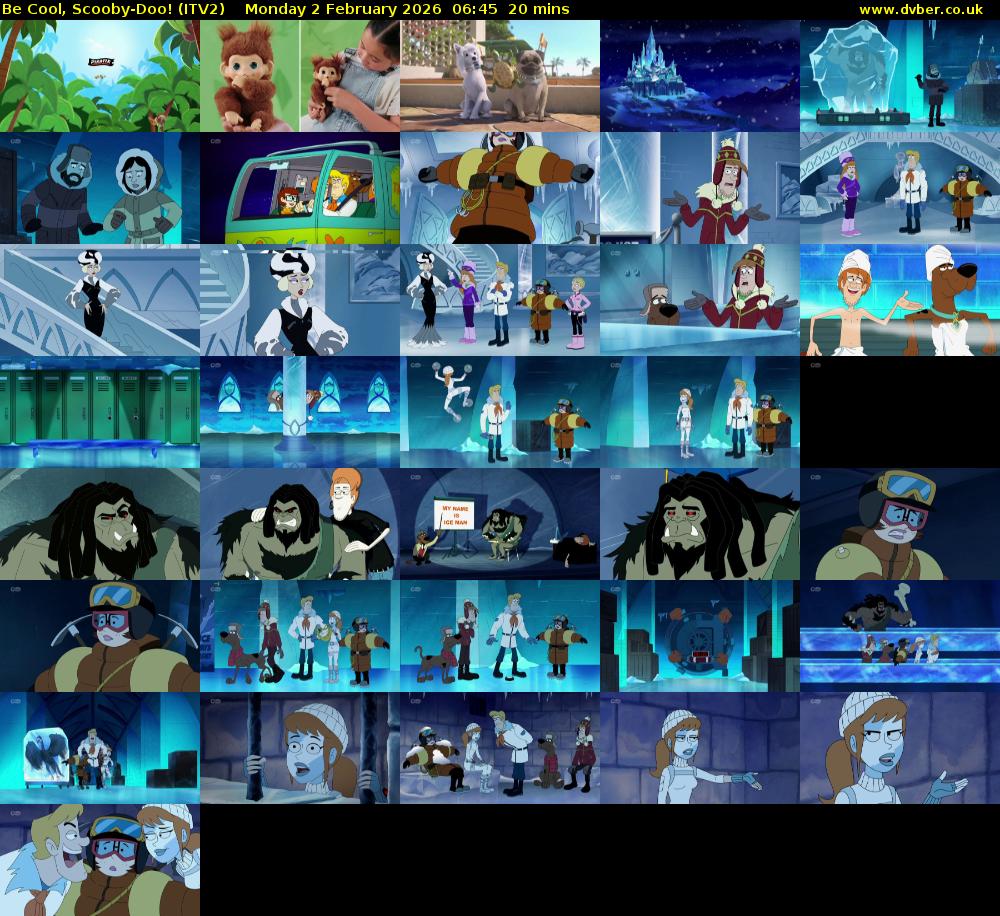 Be Cool, Scooby-Doo! (ITV2) Monday 2 February 2026 06:45 - 07:05