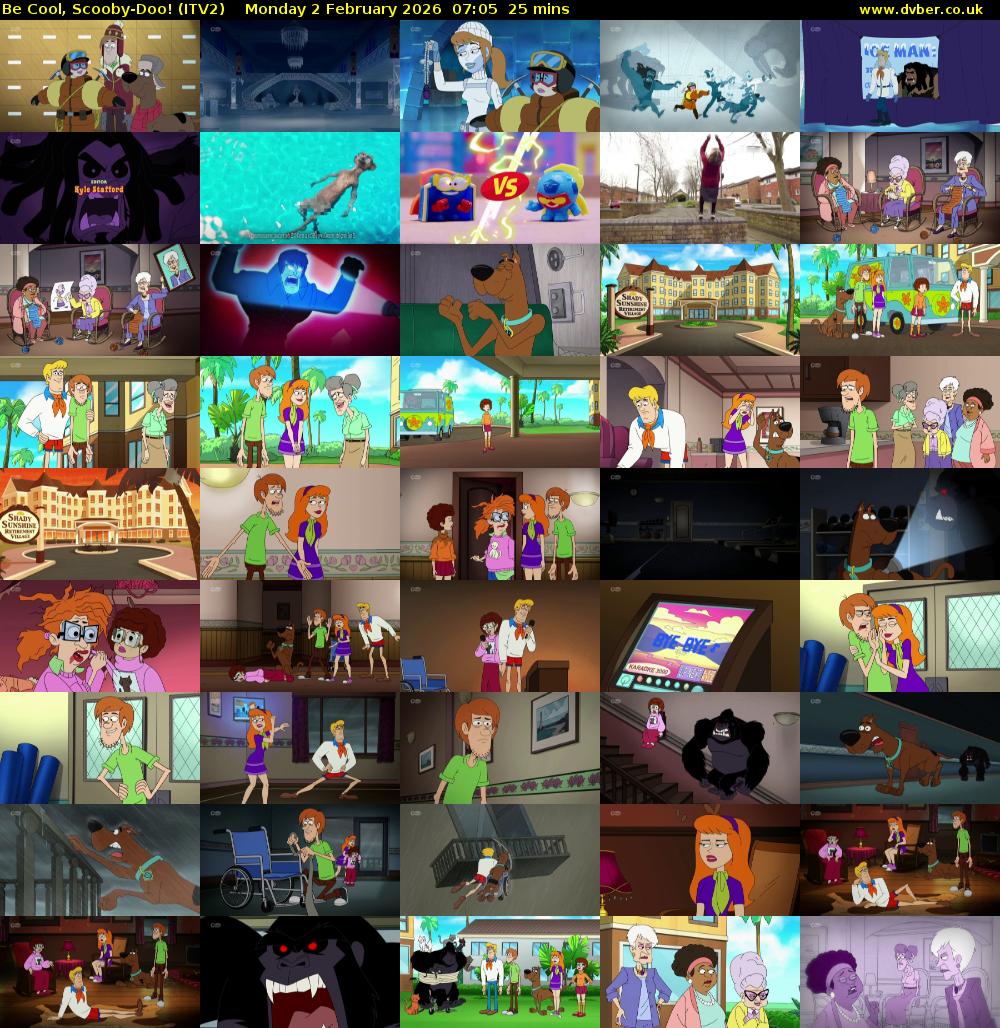 Be Cool, Scooby-Doo! (ITV2) Monday 2 February 2026 07:05 - 07:30