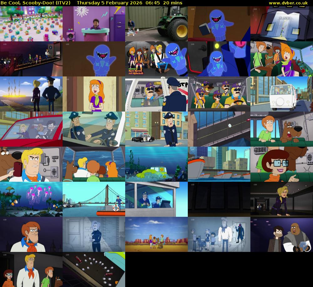 Be Cool, Scooby-Doo! (ITV2) Thursday 5 February 2026 06:45 - 07:05