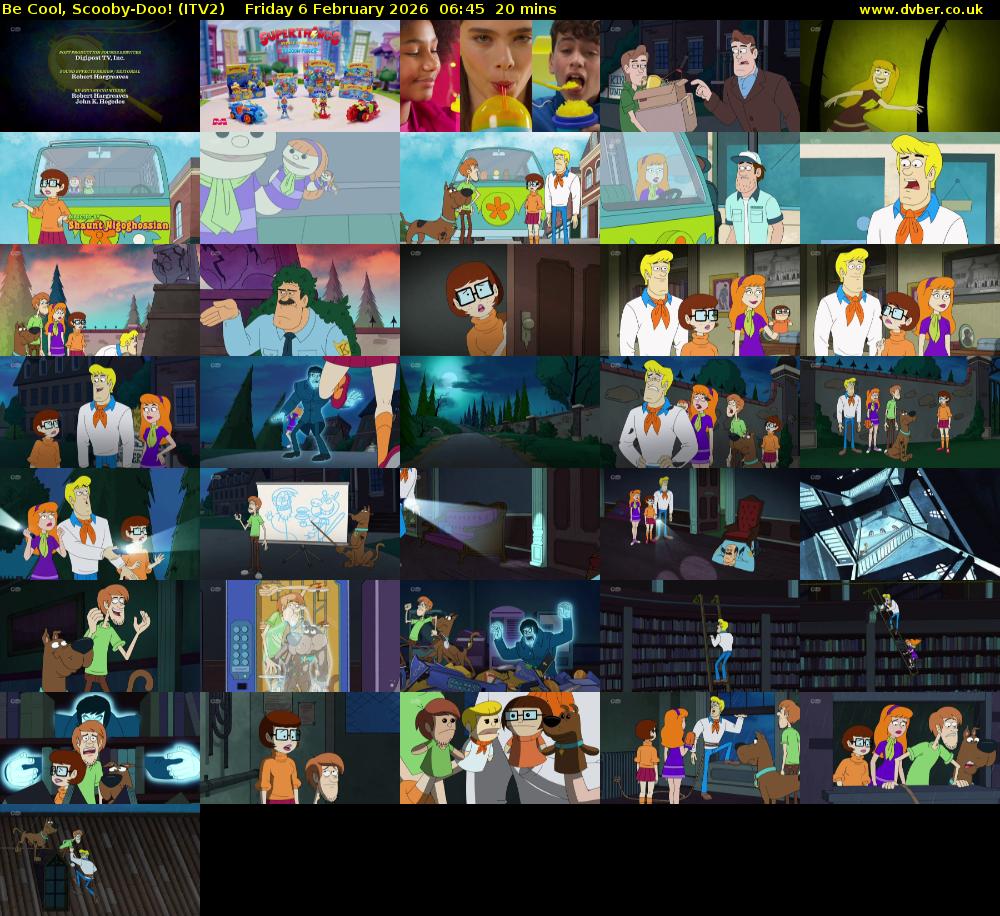Be Cool, Scooby-Doo! (ITV2) Friday 6 February 2026 06:45 - 07:05