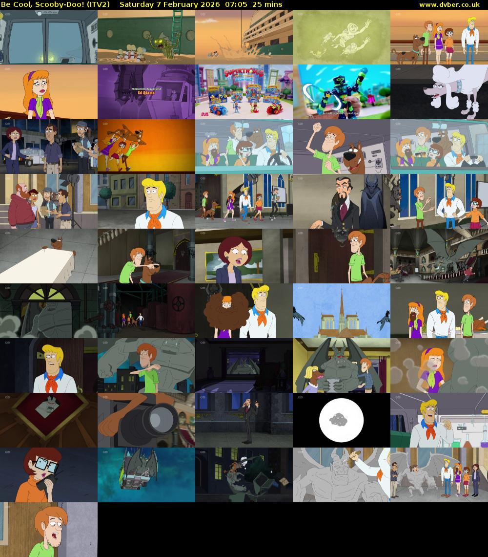 Be Cool, Scooby-Doo! (ITV2) Saturday 7 February 2026 07:05 - 07:30
