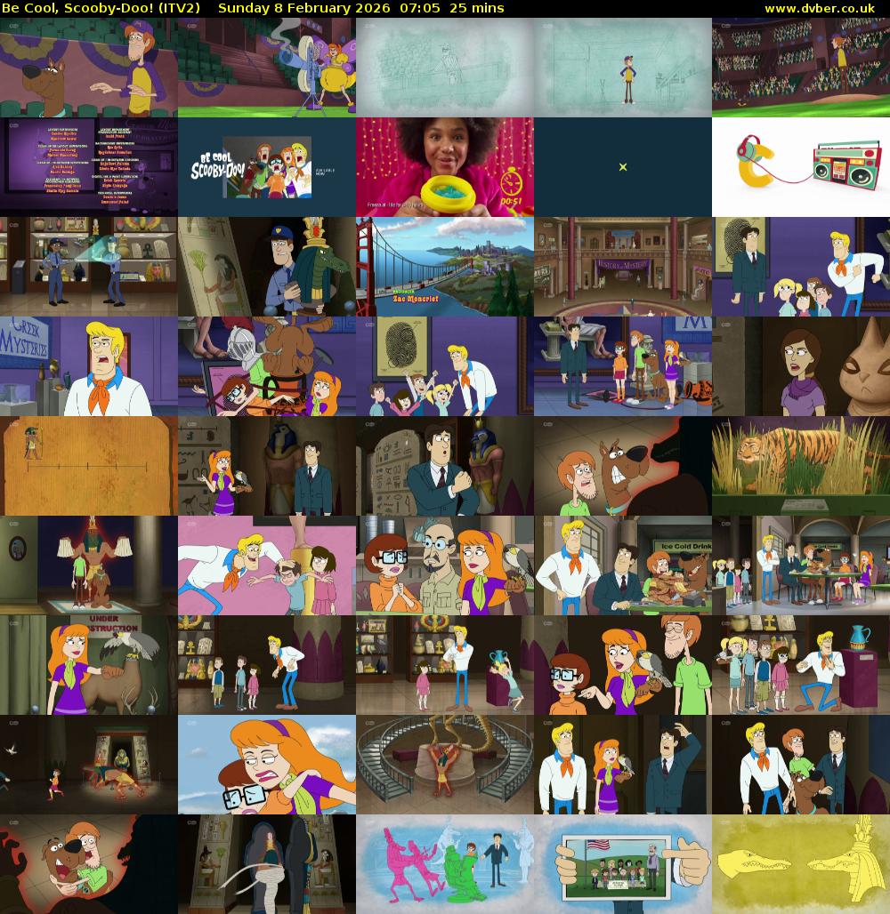 Be Cool, Scooby-Doo! (ITV2) Sunday 8 February 2026 07:05 - 07:30