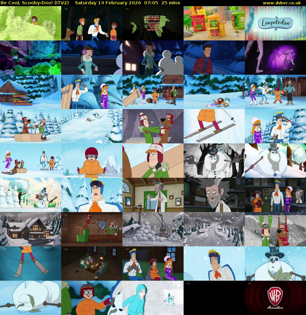 Be Cool, Scooby-Doo! (ITV2) Saturday 14 February 2026 07:05 - 07:30