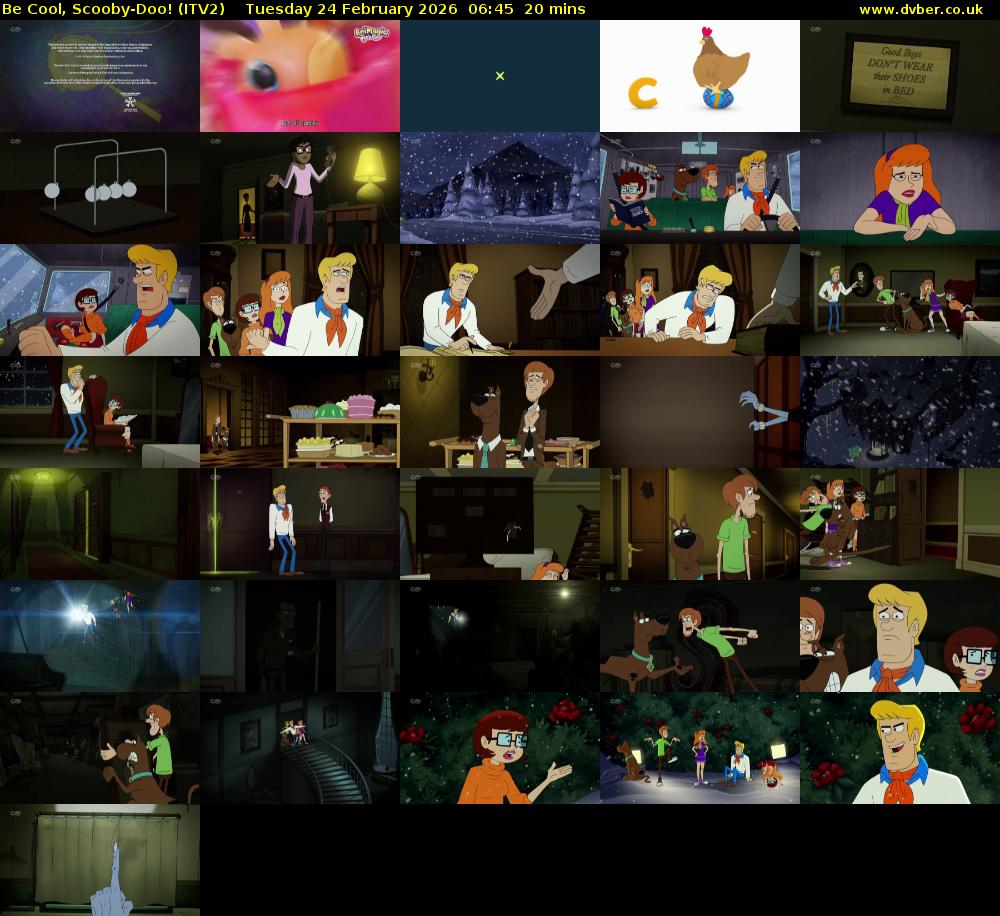 Be Cool, Scooby-Doo! (ITV2) Tuesday 24 February 2026 06:45 - 07:05