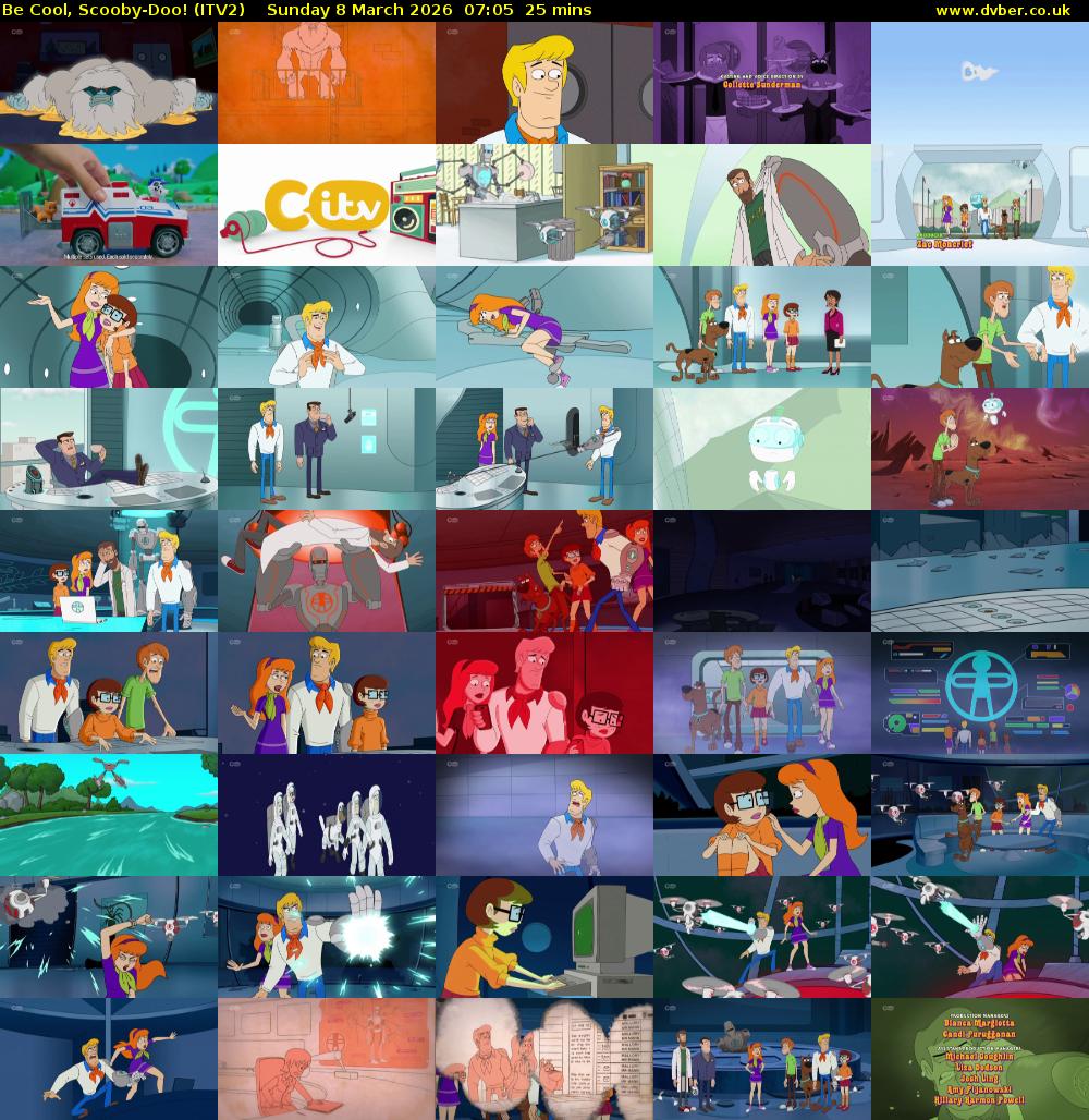Be Cool, Scooby-Doo! (ITV2) Sunday 8 March 2026 07:05 - 07:30