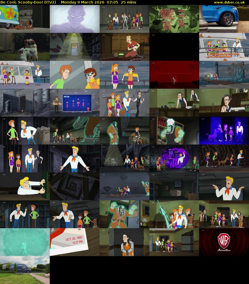 Be Cool, Scooby-Doo! (ITV2) Monday 9 March 2026 07:05 - 07:30