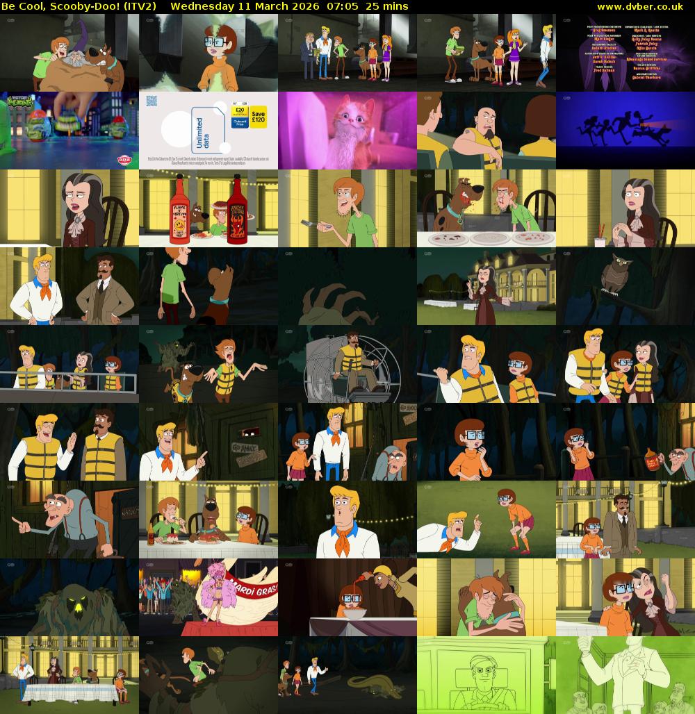 Be Cool, Scooby-Doo! (ITV2) Wednesday 11 March 2026 07:05 - 07:30