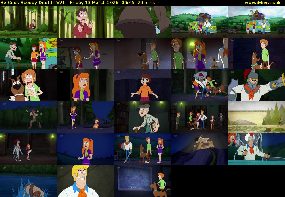 Be Cool, Scooby-Doo! (ITV2) Friday 13 March 2026 06:45 - 07:05