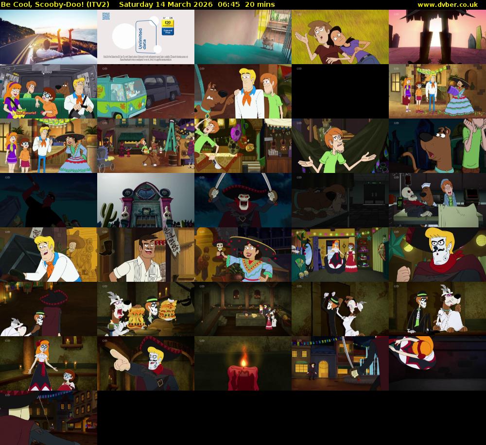 Be Cool, Scooby-Doo! (ITV2) Saturday 14 March 2026 06:45 - 07:05