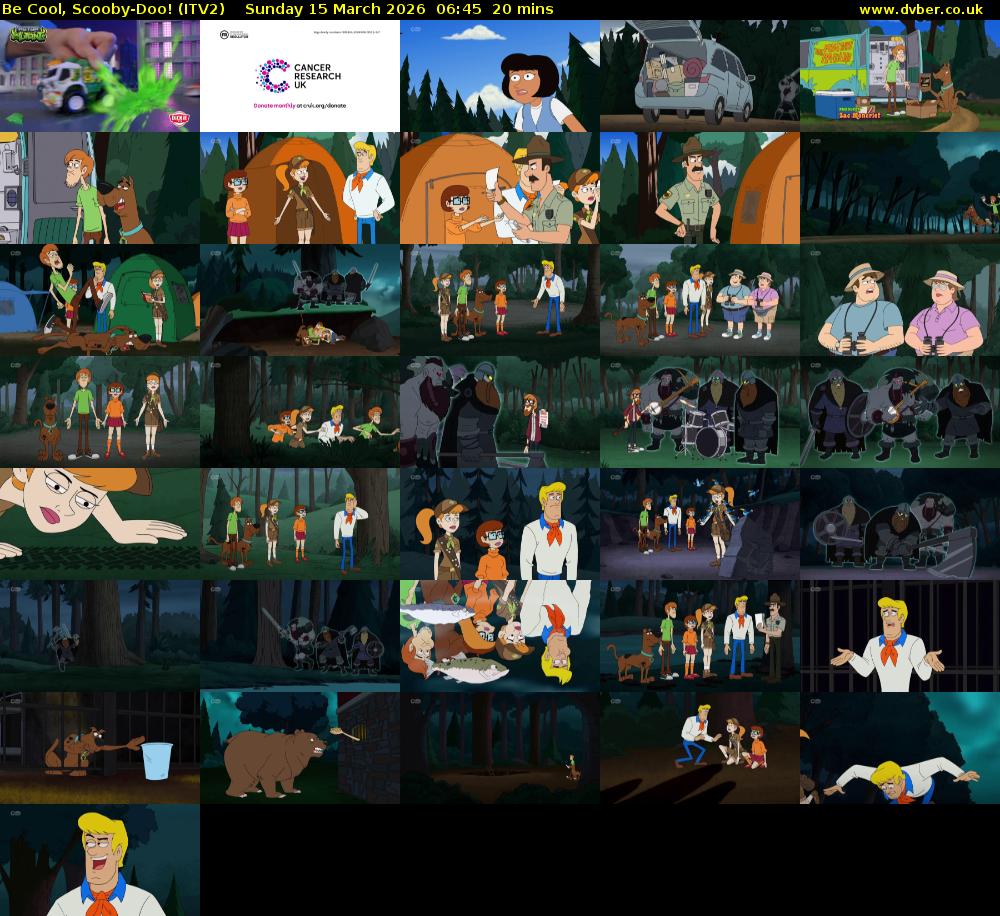 Be Cool, Scooby-Doo! (ITV2) Sunday 15 March 2026 06:45 - 07:05