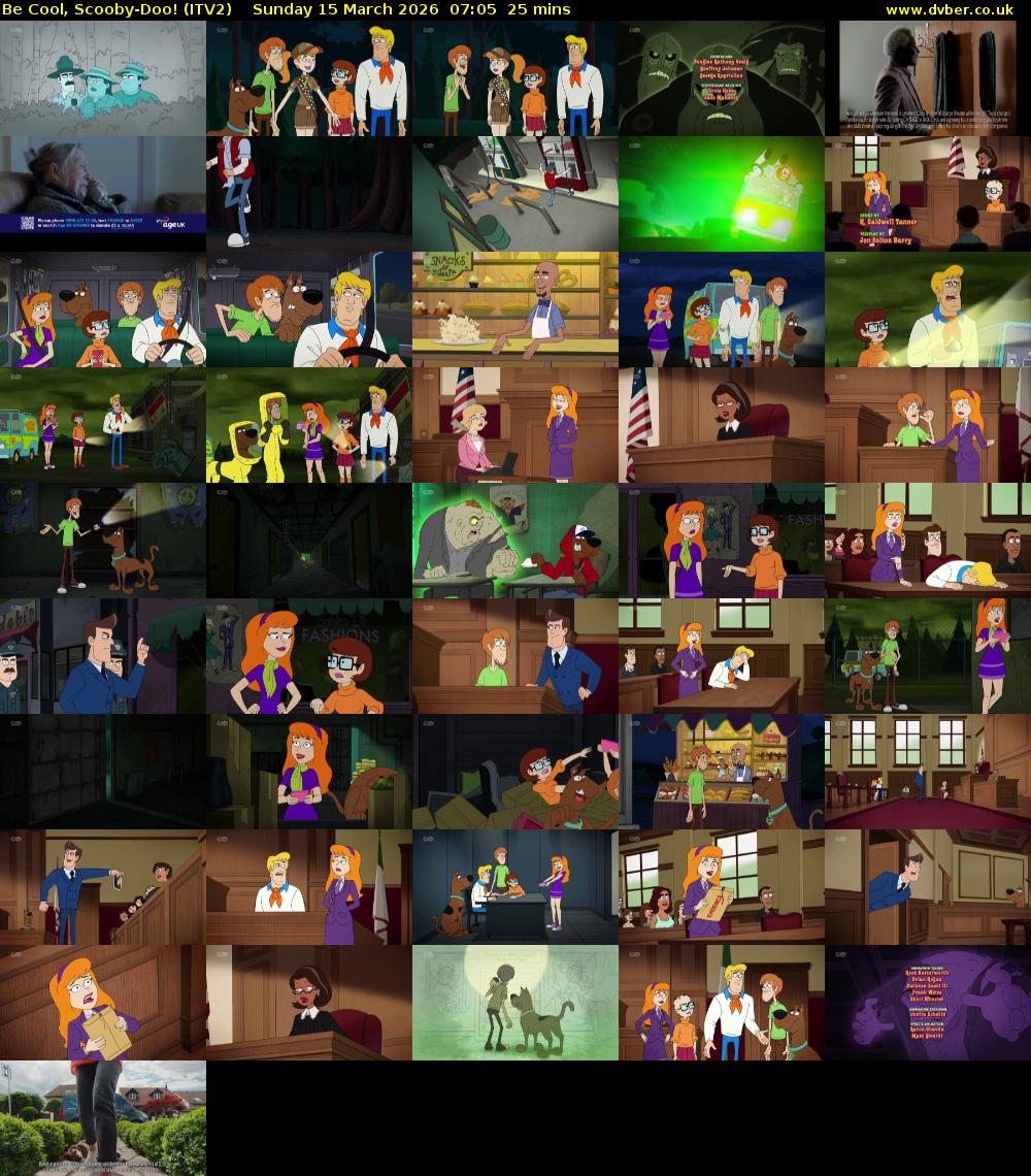 Be Cool, Scooby-Doo! (ITV2) Sunday 15 March 2026 07:05 - 07:30