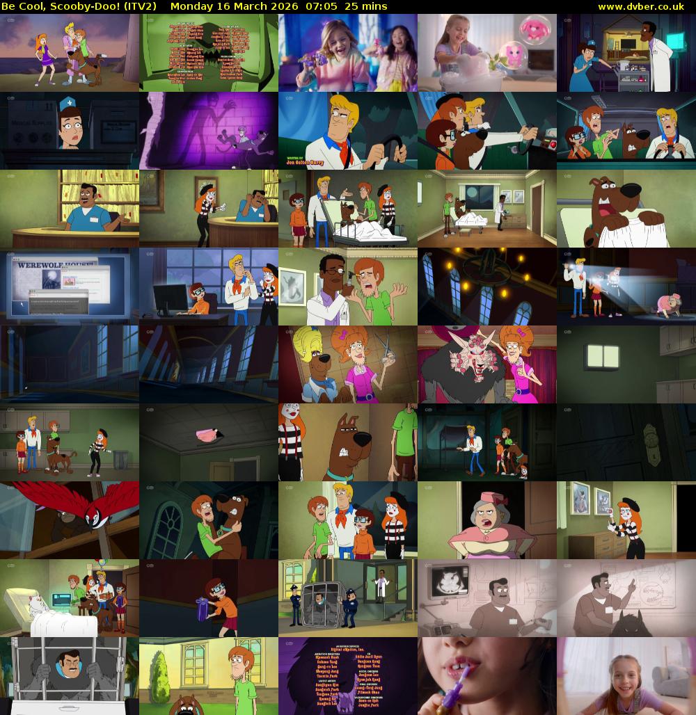 Be Cool, Scooby-Doo! (ITV2) Monday 16 March 2026 07:05 - 07:30