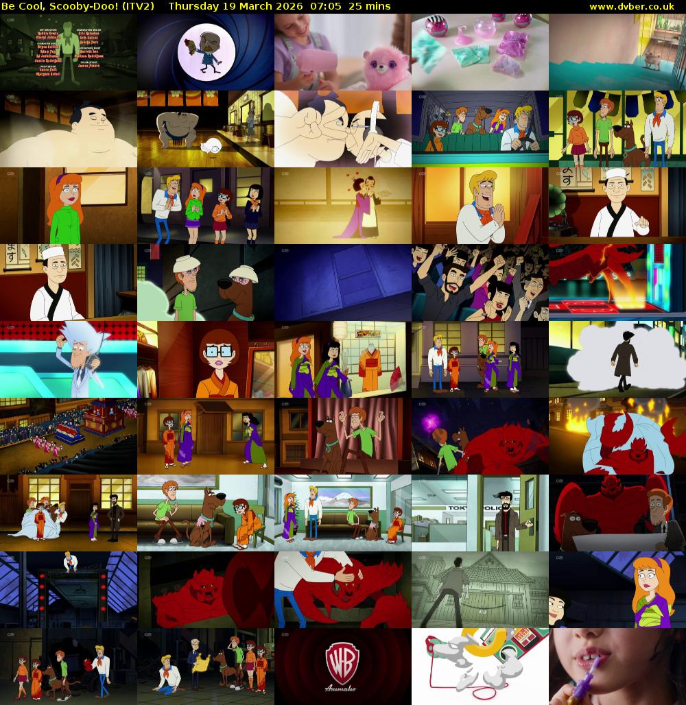 Be Cool, Scooby-Doo! (ITV2) Thursday 19 March 2026 07:05 - 07:30