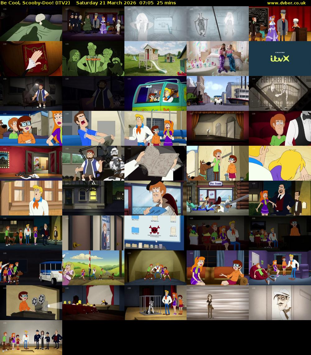 Be Cool, Scooby-Doo! (ITV2) Saturday 21 March 2026 07:05 - 07:30
