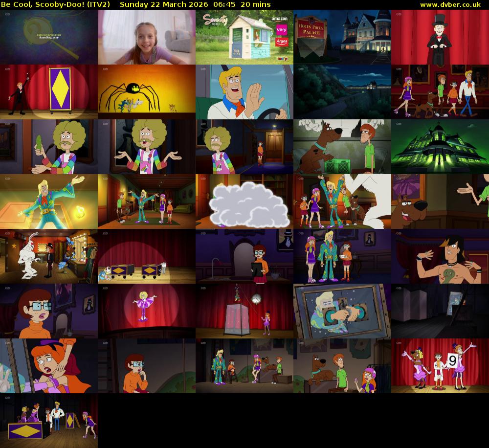 Be Cool, Scooby-Doo! (ITV2) Sunday 22 March 2026 06:45 - 07:05