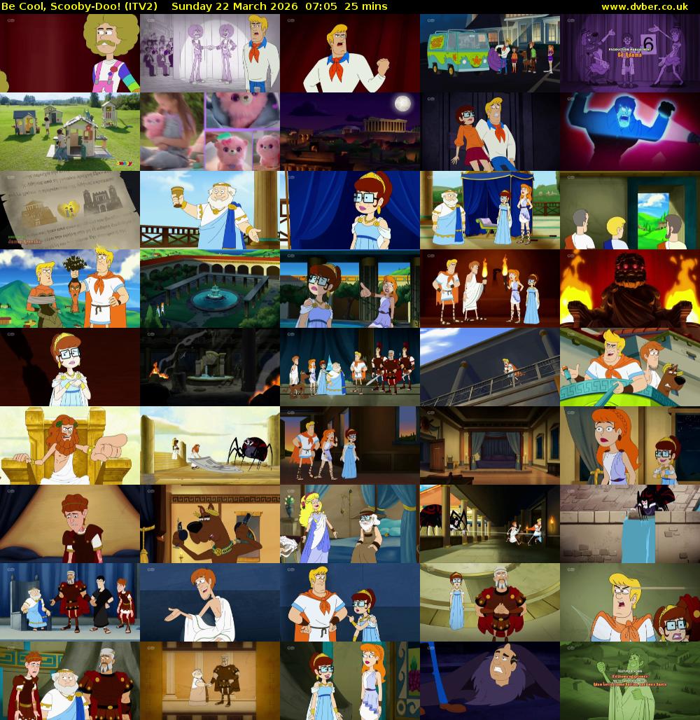 Be Cool, Scooby-Doo! (ITV2) Sunday 22 March 2026 07:05 - 07:30