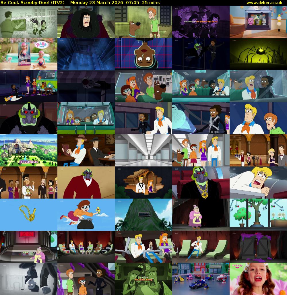 Be Cool, Scooby-Doo! (ITV2) Monday 23 March 2026 07:05 - 07:30