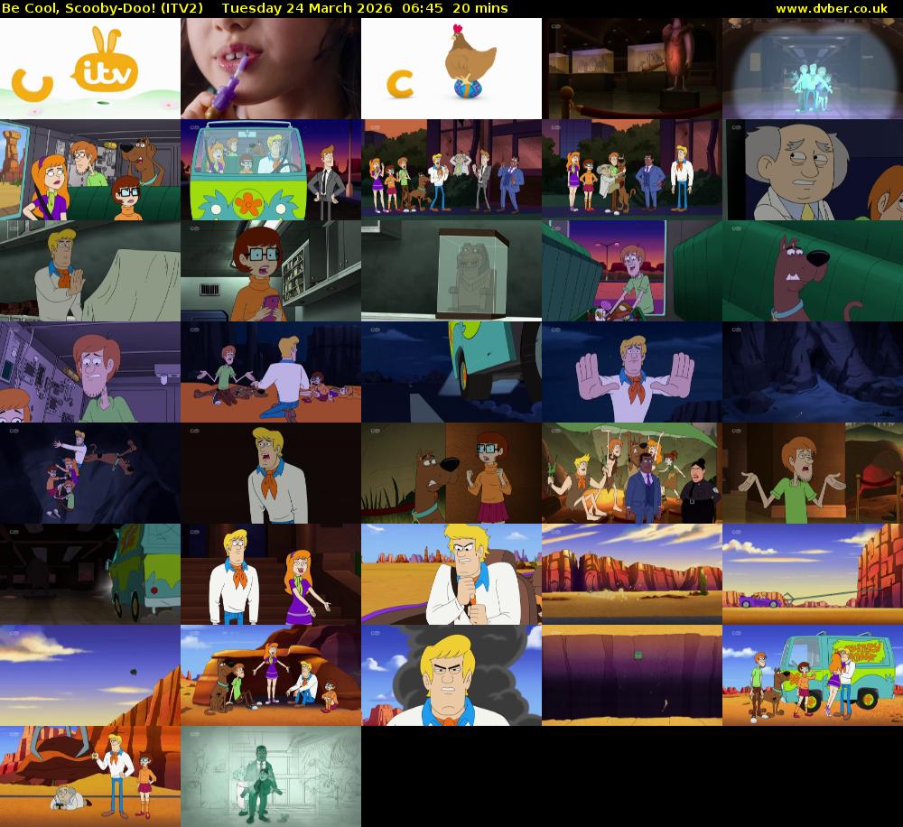 Be Cool, Scooby-Doo! (ITV2) Tuesday 24 March 2026 06:45 - 07:05