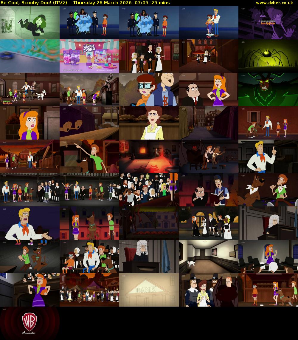 Be Cool, Scooby-Doo! (ITV2) Thursday 26 March 2026 07:05 - 07:30