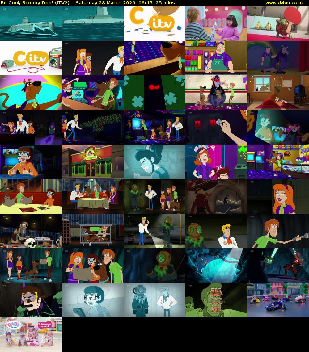 Be Cool, Scooby-Doo! (ITV2) Saturday 28 March 2026 06:45 - 07:10