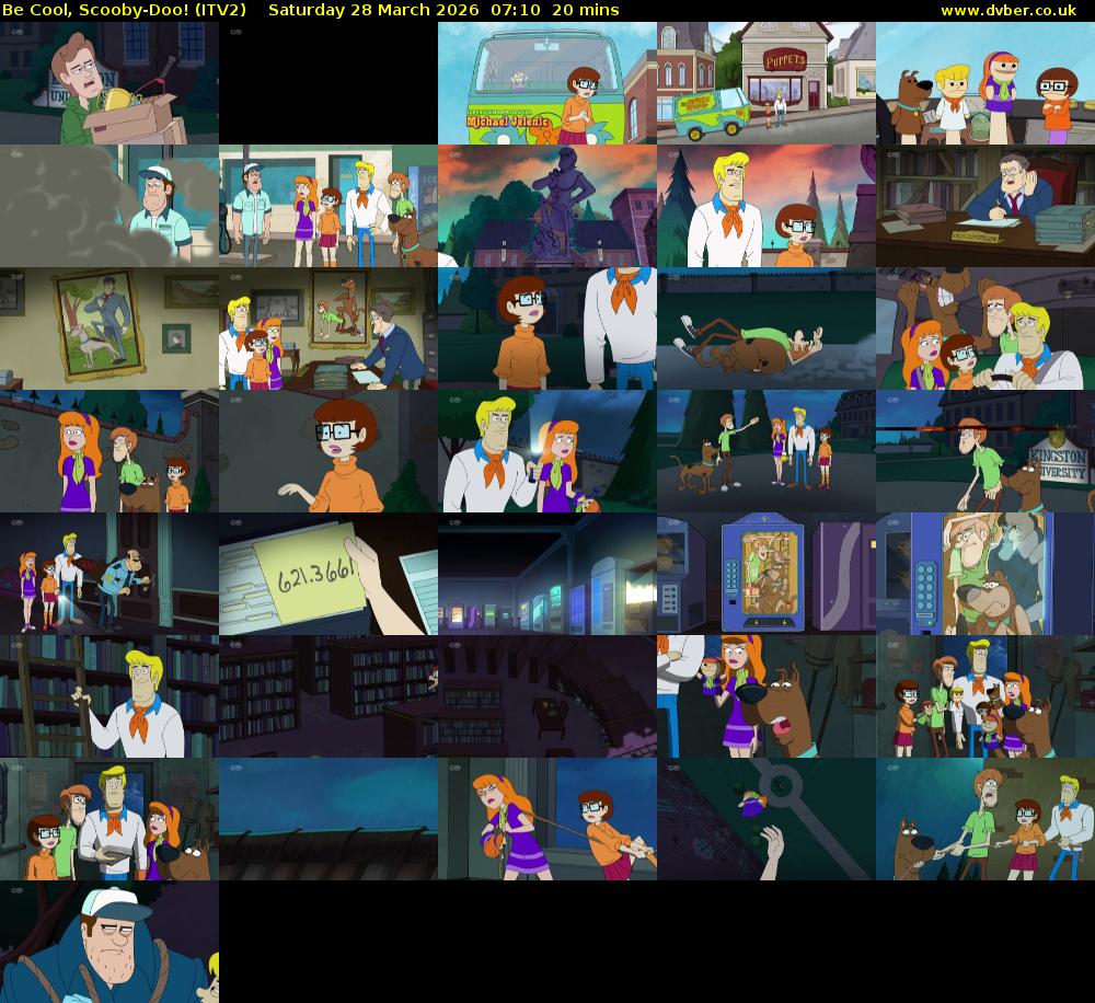 Be Cool, Scooby-Doo! (ITV2) Saturday 28 March 2026 07:10 - 07:30