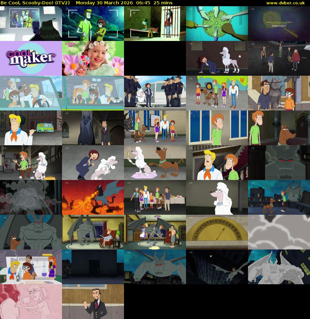 Be Cool, Scooby-Doo! (ITV2) Monday 30 March 2026 06:45 - 07:10