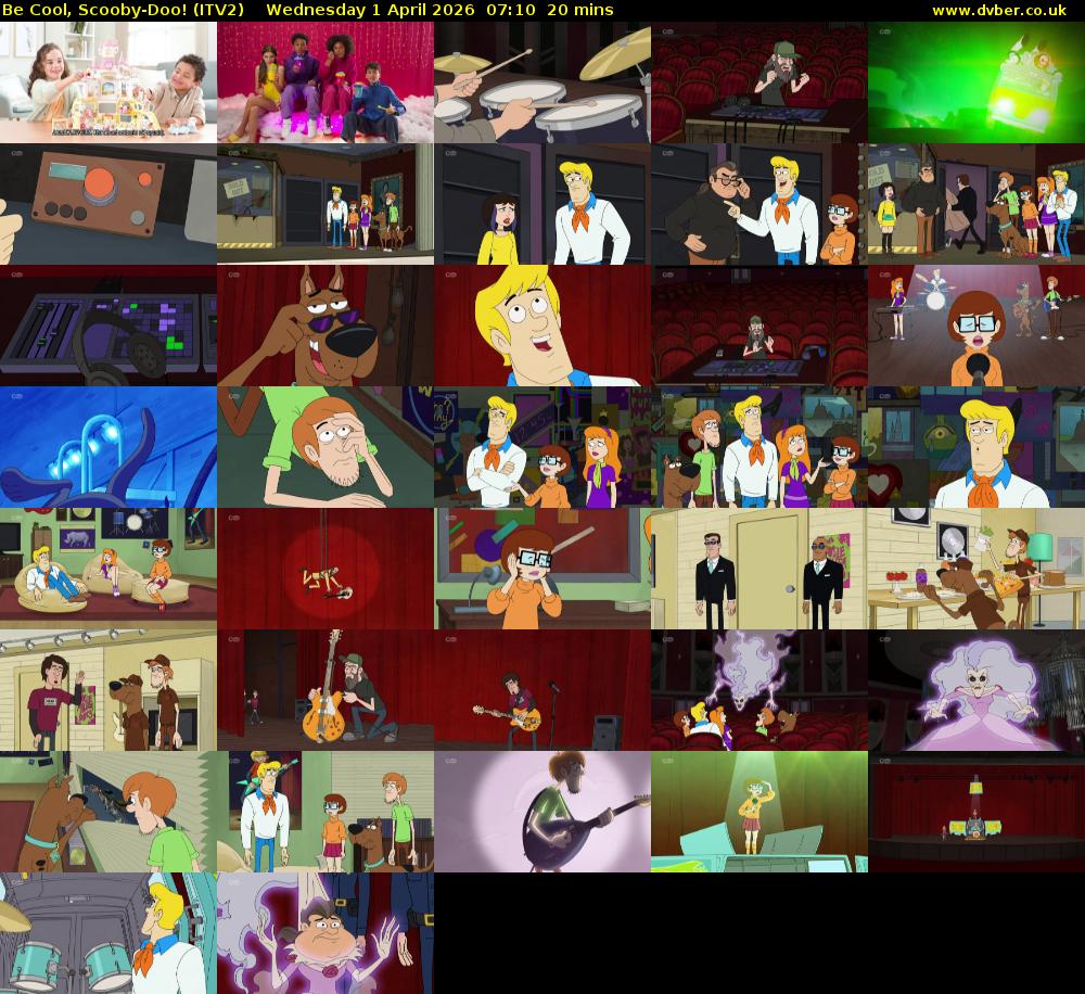 Be Cool, Scooby-Doo! (ITV2) Wednesday 1 April 2026 07:10 - 07:30