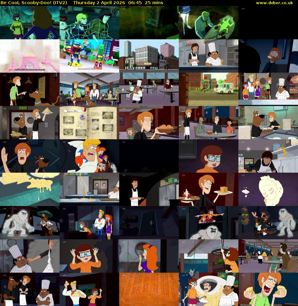 Be Cool, Scooby-Doo! (ITV2) Thursday 2 April 2026 06:45 - 07:10