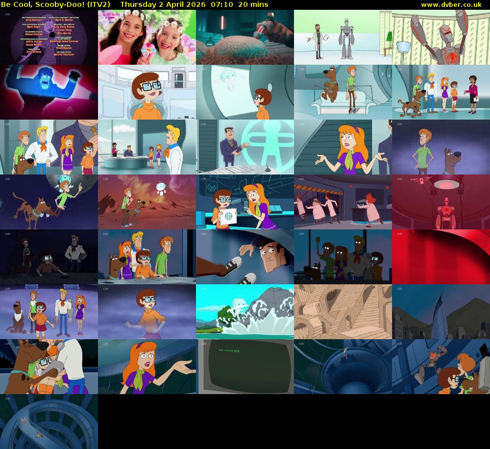 Be Cool, Scooby-Doo! (ITV2) Thursday 2 April 2026 07:10 - 07:30