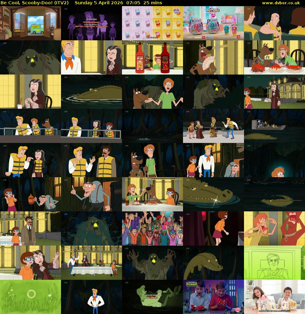 Be Cool, Scooby-Doo! (ITV2) Sunday 5 April 2026 07:05 - 07:30
