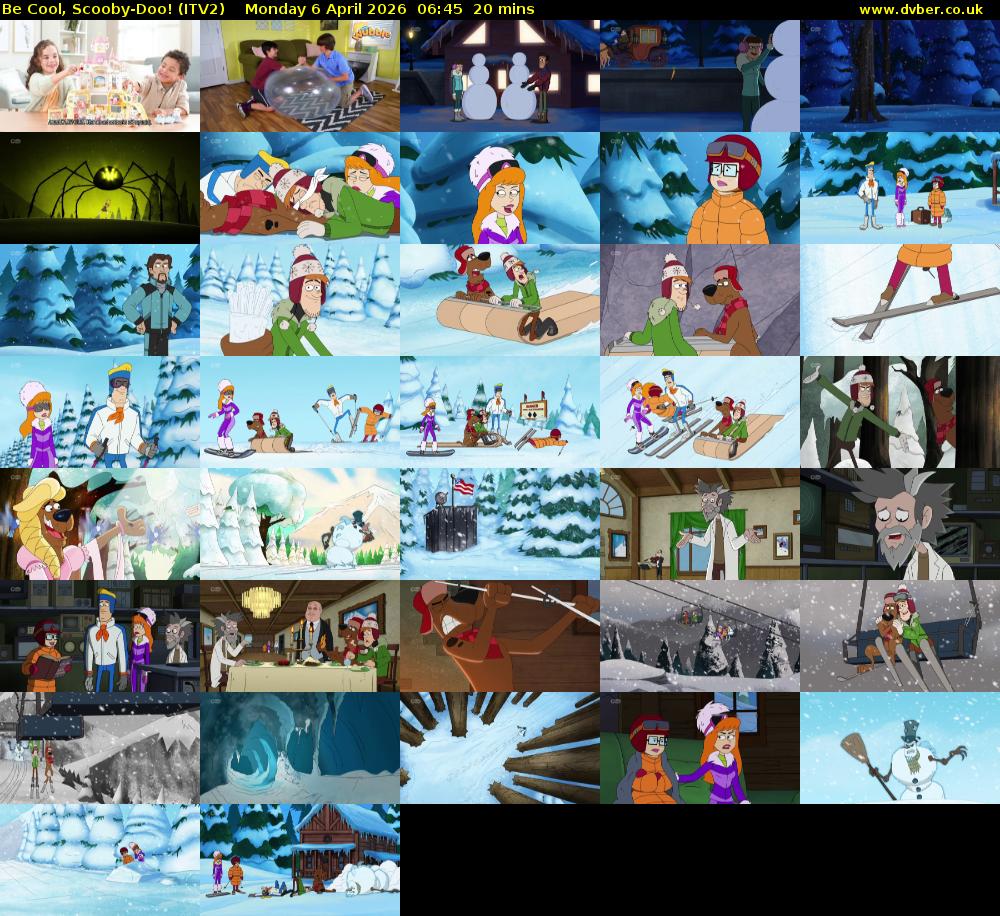 Be Cool, Scooby-Doo! (ITV2) Monday 6 April 2026 06:45 - 07:05