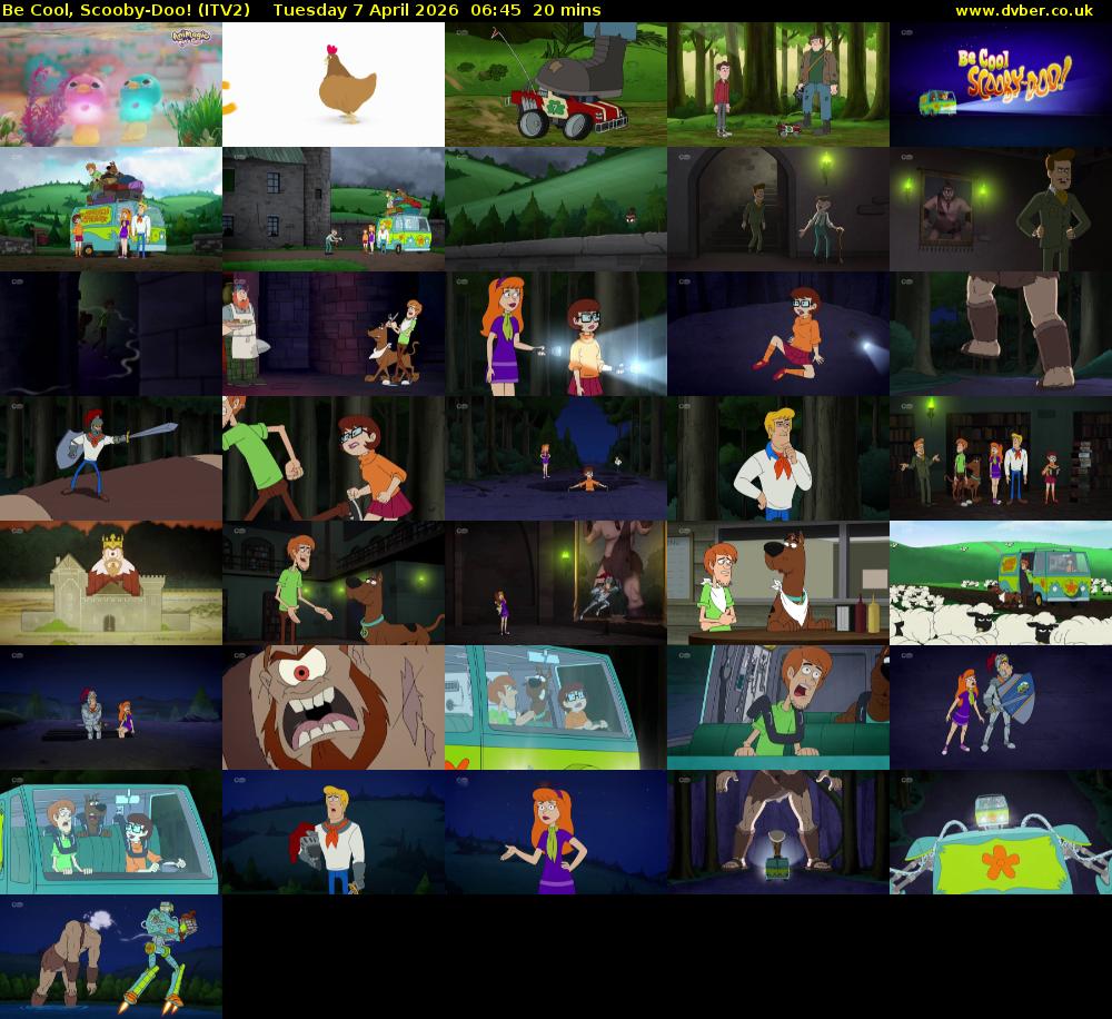 Be Cool, Scooby-Doo! (ITV2) Tuesday 7 April 2026 06:45 - 07:05
