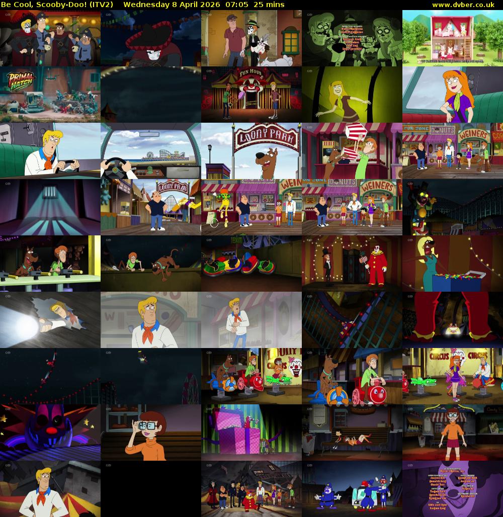 Be Cool, Scooby-Doo! (ITV2) Wednesday 8 April 2026 07:05 - 07:30