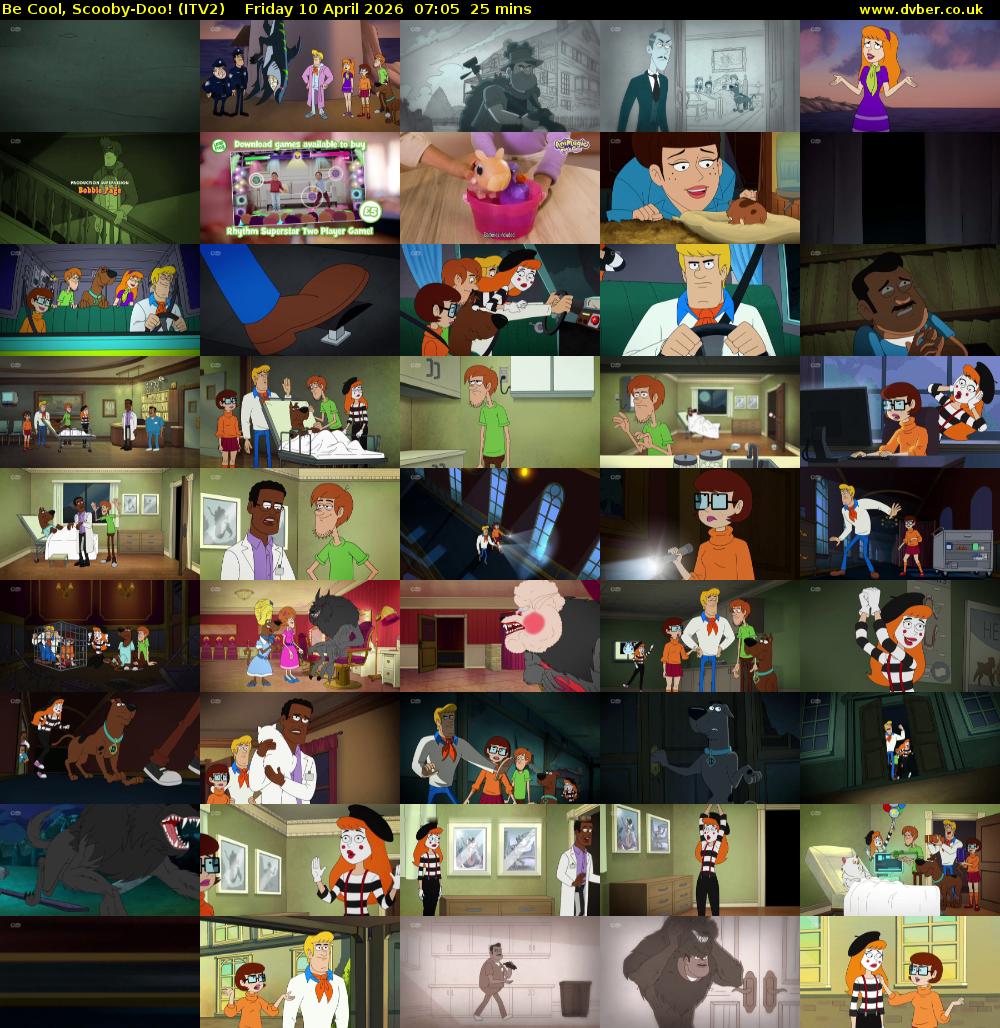 Be Cool, Scooby-Doo! (ITV2) Friday 10 April 2026 07:05 - 07:30