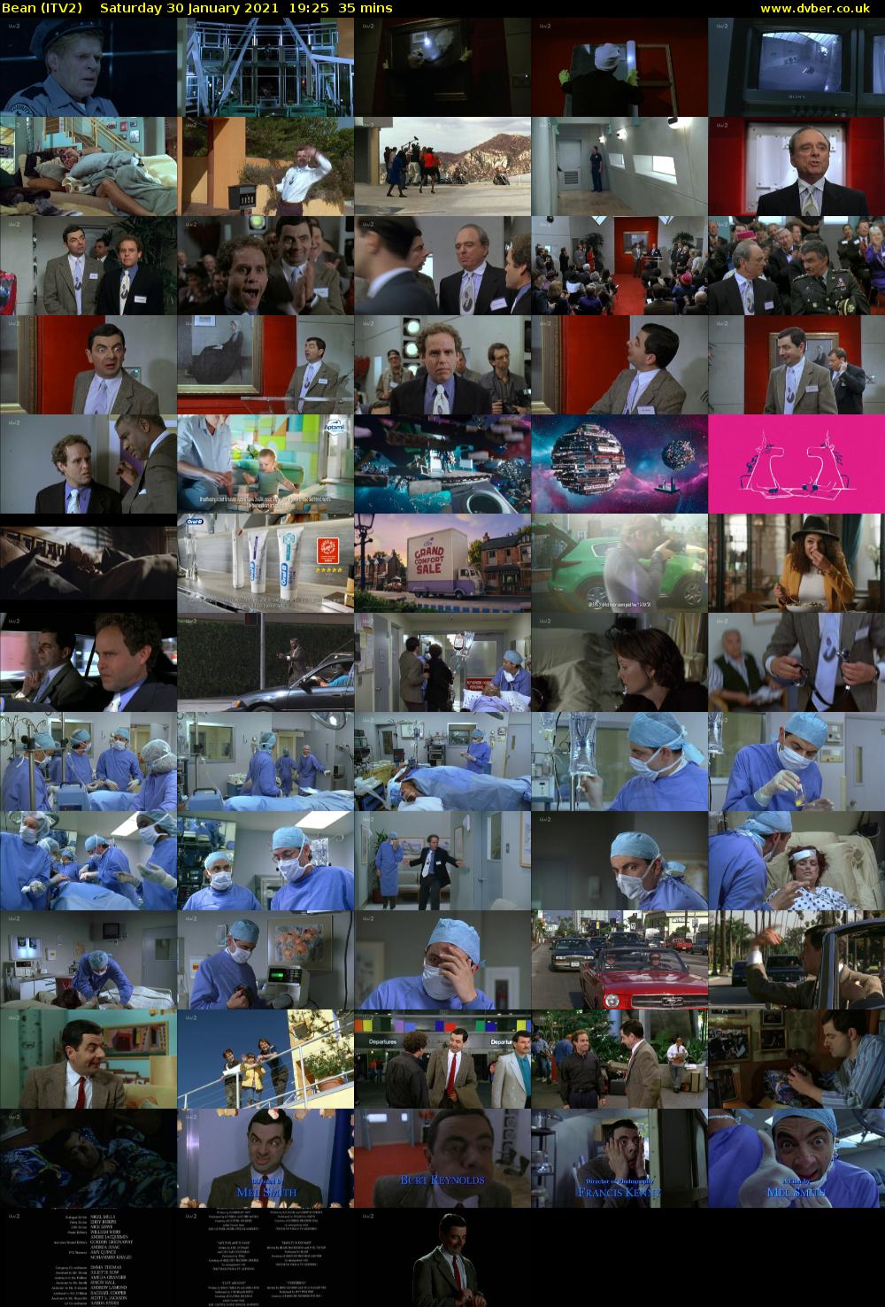 Bean (ITV2) Saturday 30 January 2021 19:25 - 20:00