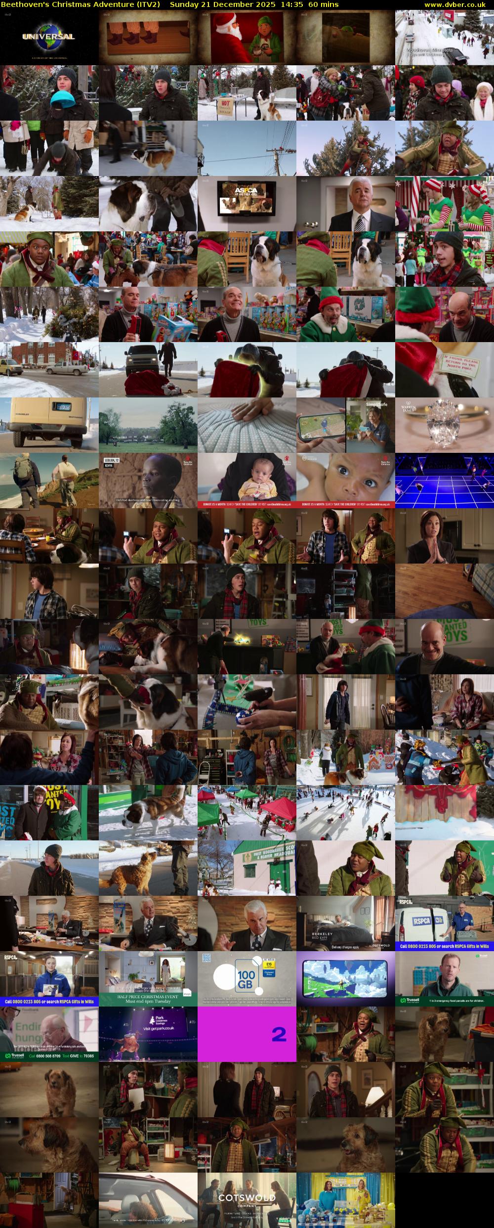 Beethoven's Christmas Adventure (ITV2) Sunday 21 December 2025 14:35 - 15:35