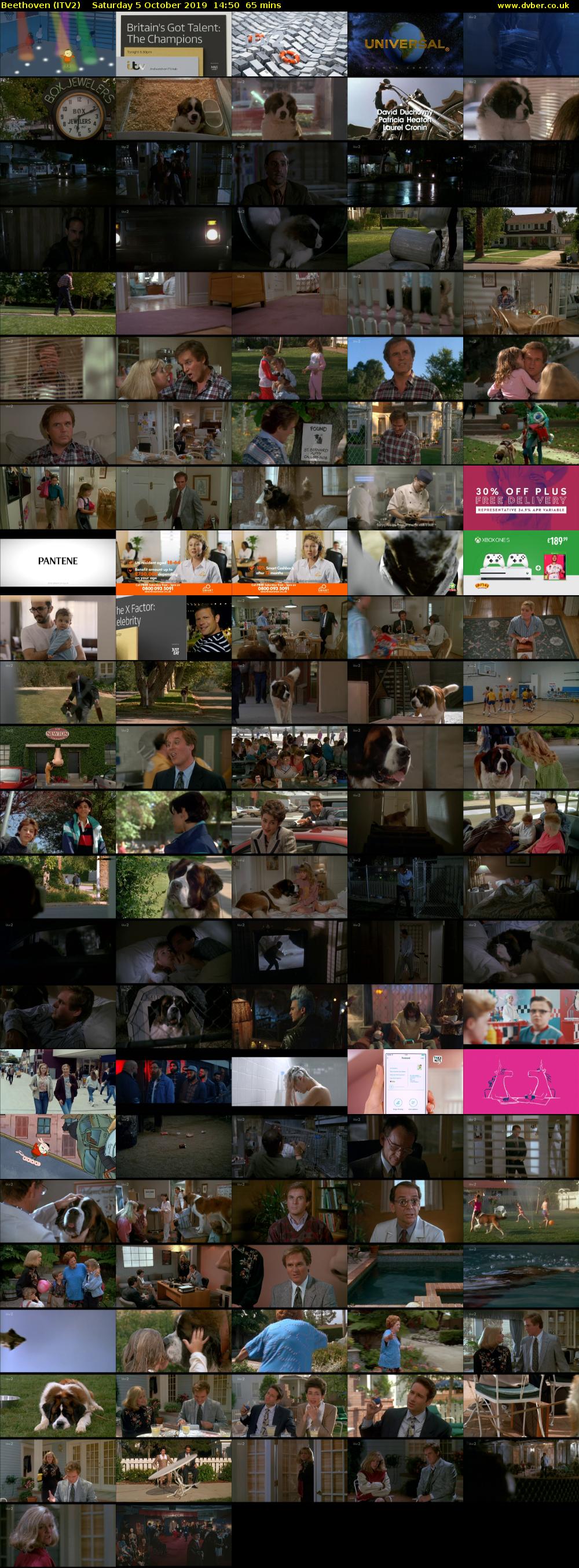 Beethoven (ITV2) Saturday 5 October 2019 14:50 - 15:55