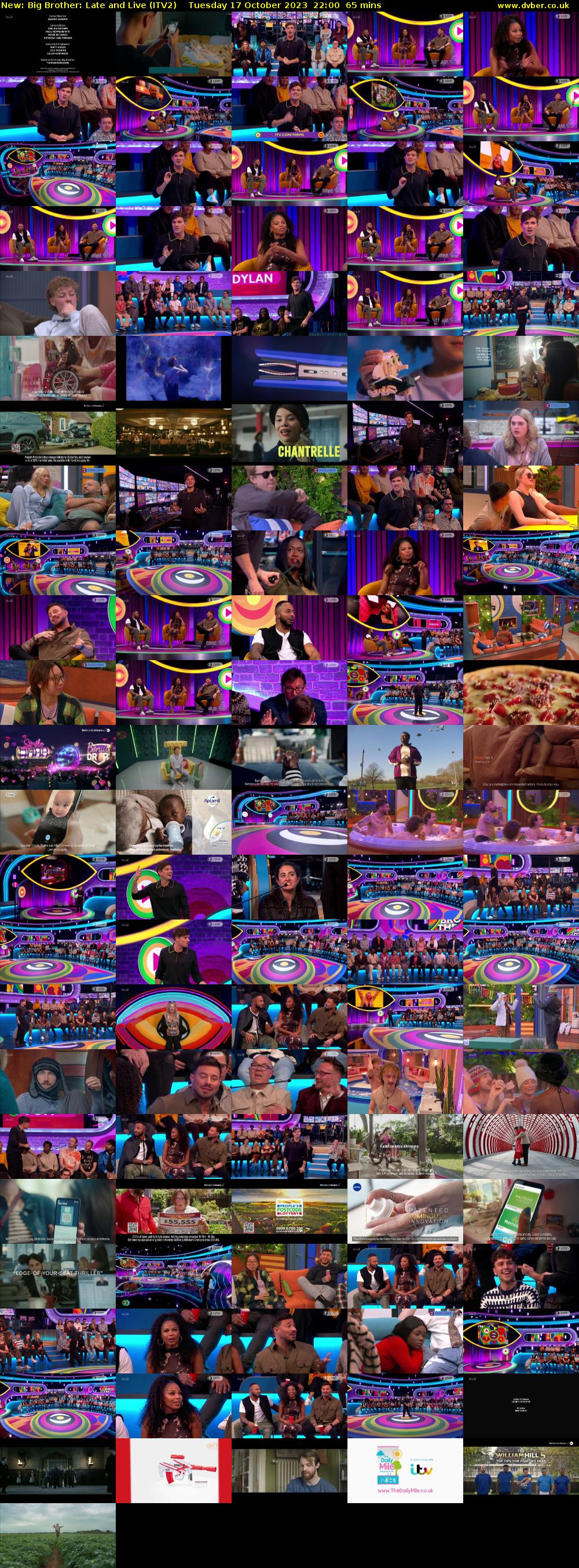 Big Brother: Late and Live (ITV2) Tuesday 17 October 2023 22:00 - 23:05