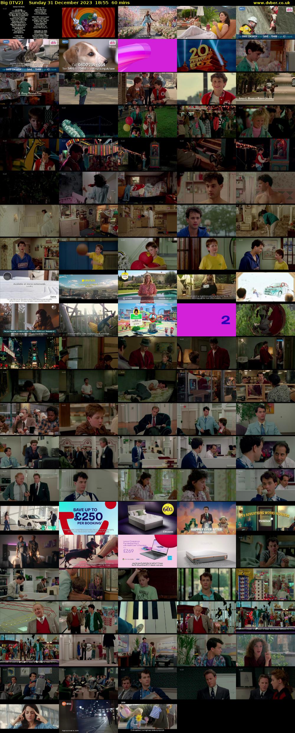 Big (ITV2) Sunday 31 December 2023 18:55 - 19:55