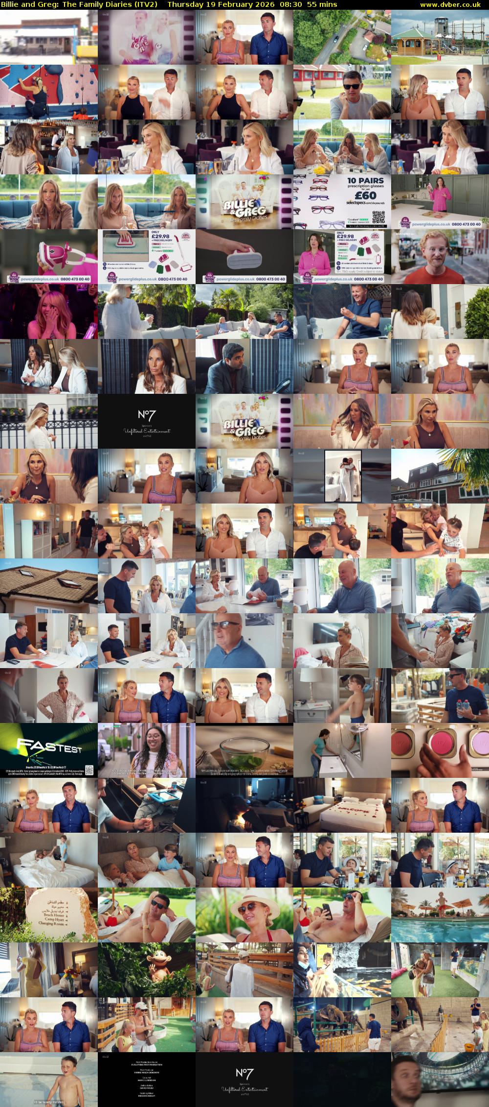 Billie and Greg: The Family Diaries (ITV2) Thursday 19 February 2026 08:30 - 09:25