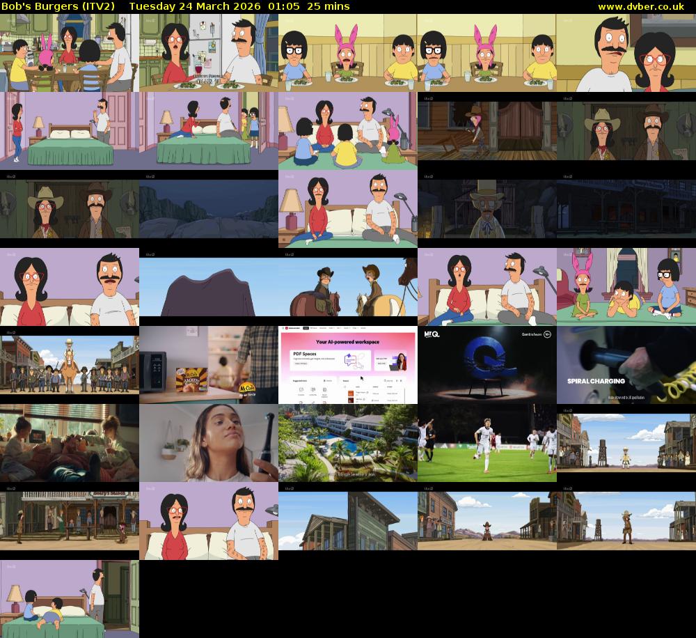 Bob's Burgers (ITV2) Tuesday 24 March 2026 01:05 - 01:30
