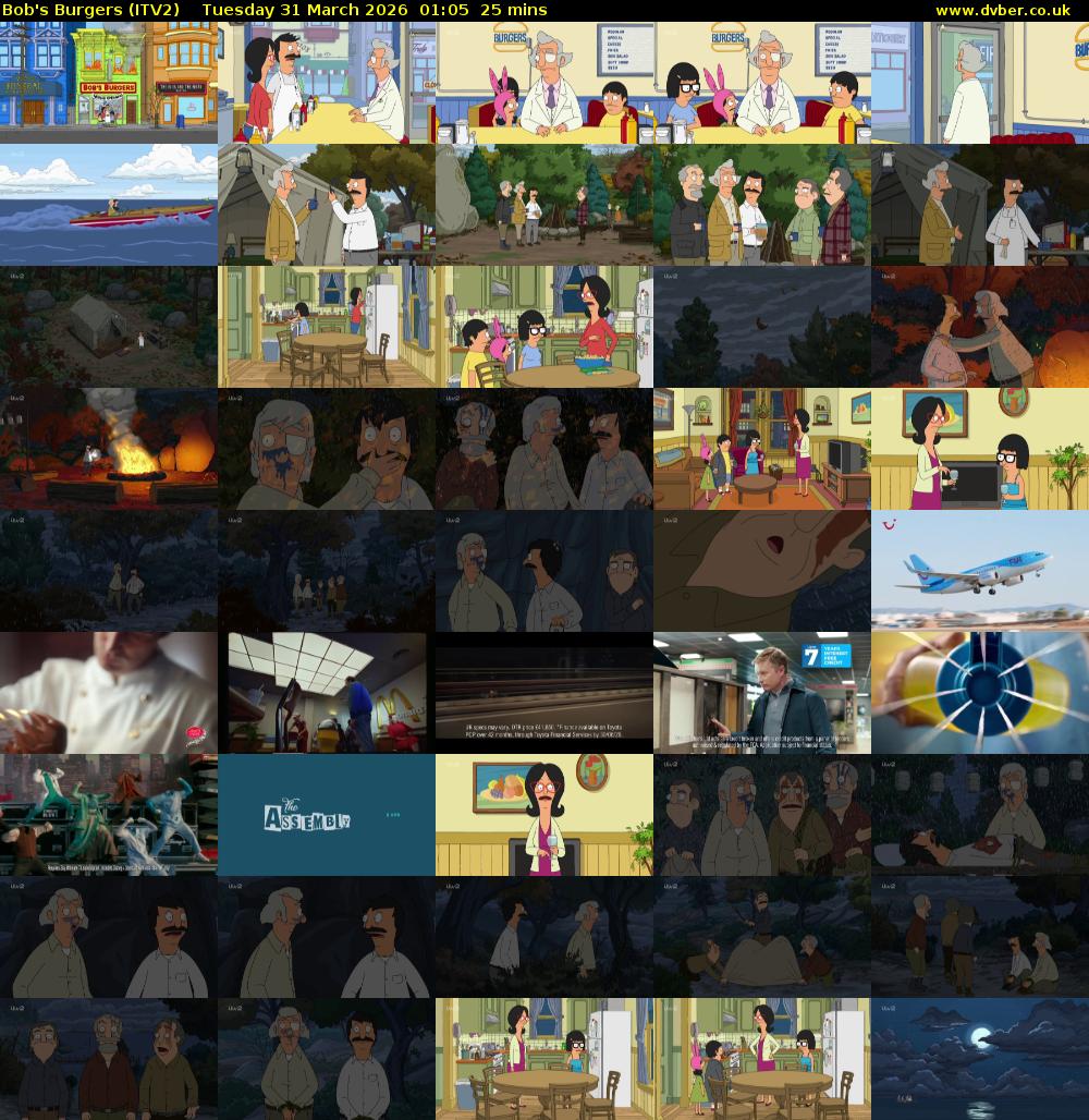 Bob's Burgers (ITV2) Tuesday 31 March 2026 01:05 - 01:30