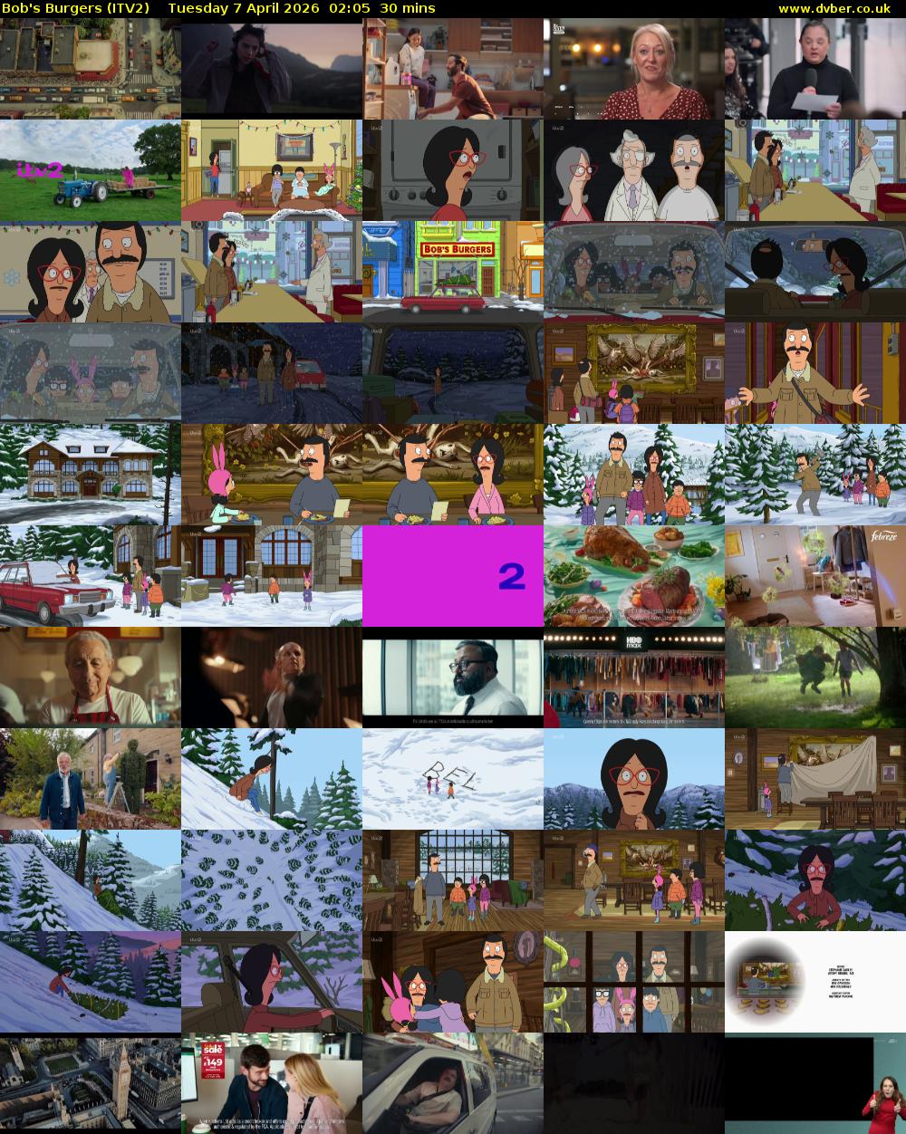 Bob's Burgers (ITV2) Tuesday 7 April 2026 02:05 - 02:35