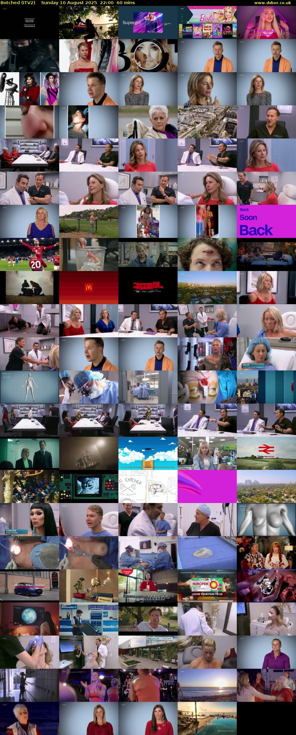 Botched (ITV2) Sunday 10 August 2025 22:00 - 23:00