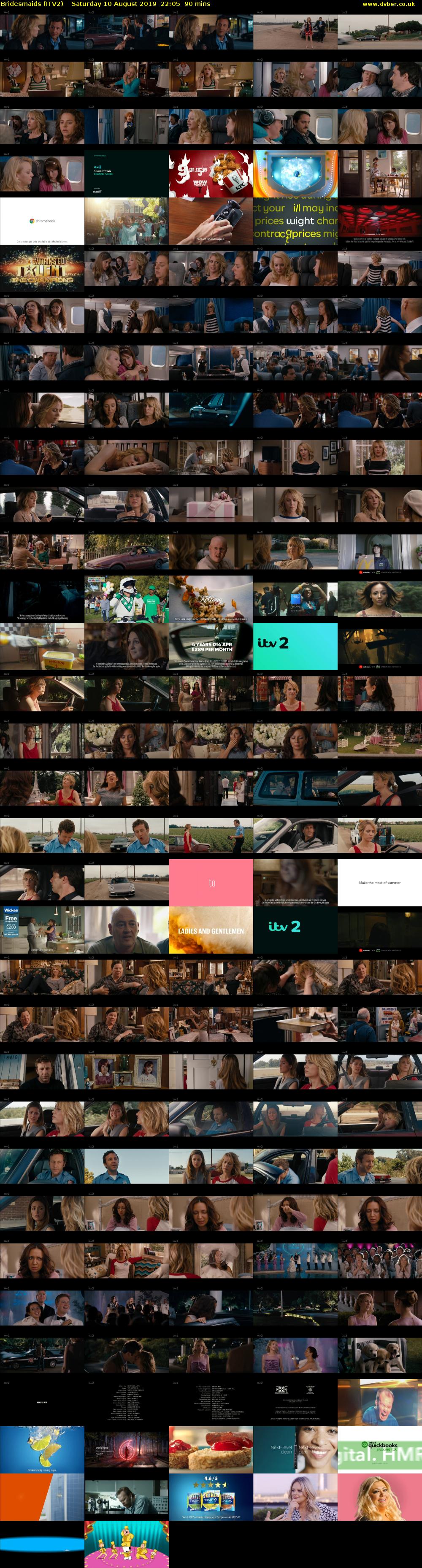 Bridesmaids (ITV2) Saturday 10 August 2019 22:05 - 23:35