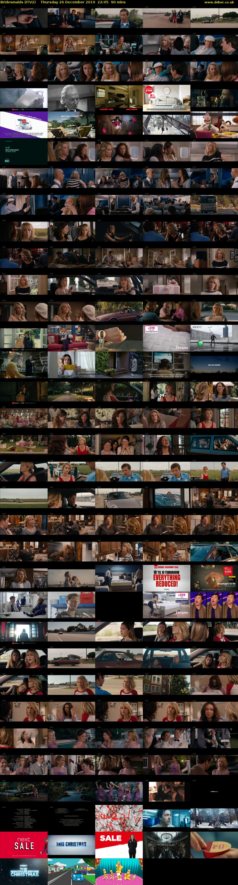 Bridesmaids (ITV2) Thursday 26 December 2019 22:05 - 23:35